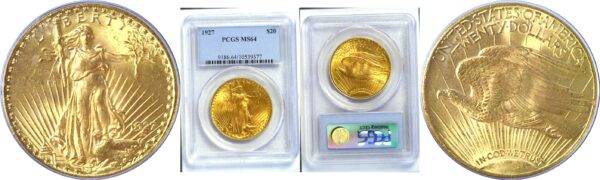 1927 $20 St. Gaudens  -  PCGS MS-64