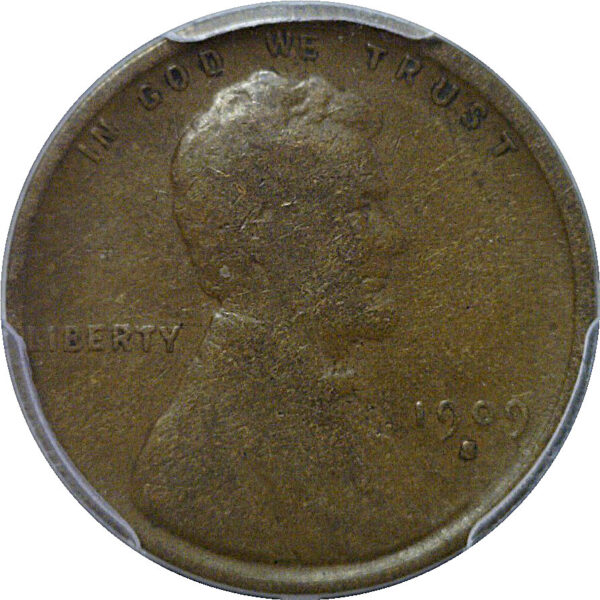 1909-S VDB Lincoln Cent. -  PCGS VG-8 - Image 2