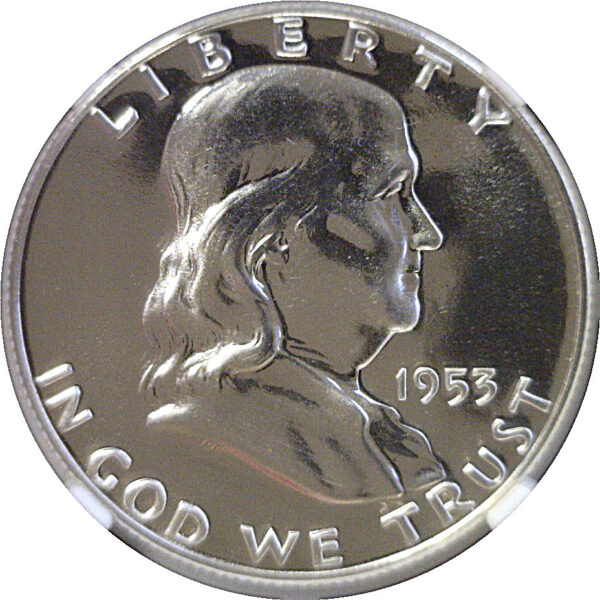 1953 Franklin Half Dollar  -  NGC PF-67+ - Image 2