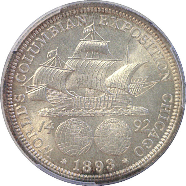 1893 Columbian/Expo Commemorative Half Dollar  -  PCGS MS-65 - Image 3
