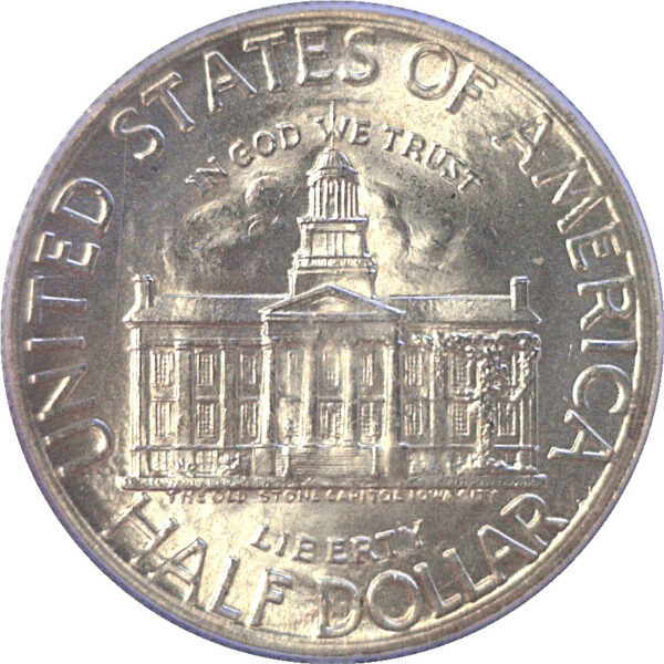 1946 Iowa Commemorative Half Dollar  -  PCGS MS-66 - Image 3