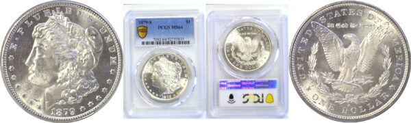 1879-S Morgan Dollar  -  PCGS MS-64
