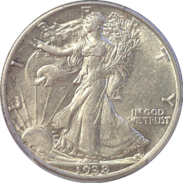 1938-D Walking Liberty Half Dollar  -   PCGS AU-55 - Image 2