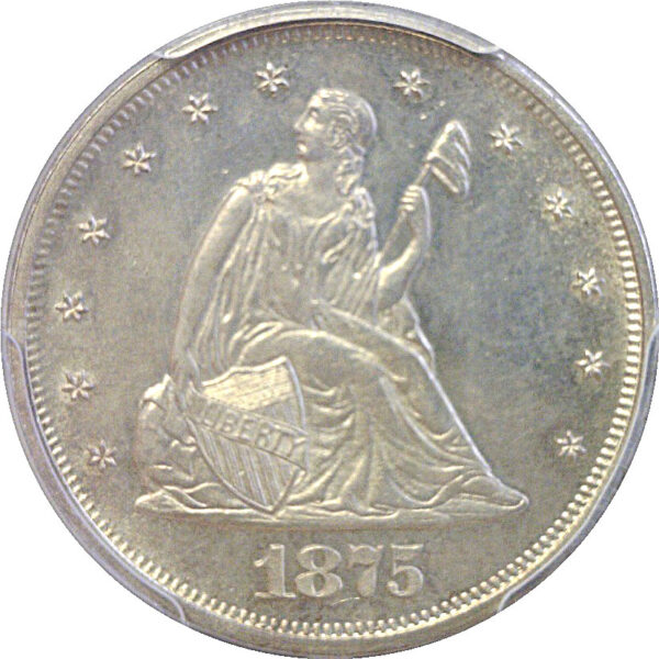 1875 Twenty Cent Piece. -  PCGS PR-63 - Image 2