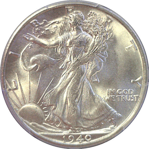 1940-S Walking Liberty Half Dollar  -  PCGS MS-65+ - Image 2