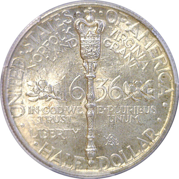 1936 Norfolk Commemorative Half Dollar   -  PCGS MS-67 - Image 3