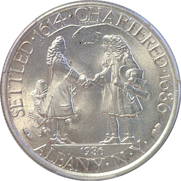 1936 Albany Commemorative Half Dollar  -  PCGS MS-66 - Image 3