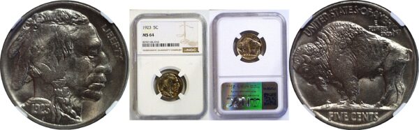 1923 Buffalo Nickel  -  NGC MS-64