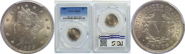 1899 Liberty Nickel  -  PCGS MS-63