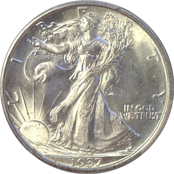 1937-S Walking Liberty Half Dollar  -  PCGS MS-66 - Image 2