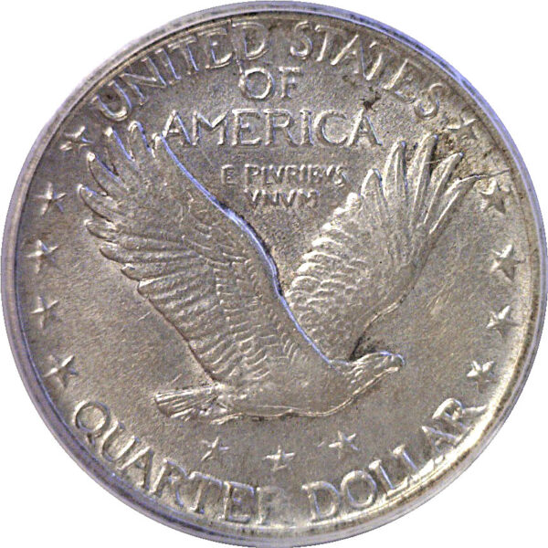 1919-D Standing Liberty Quarter  -  PCGS AU-55 - Image 3