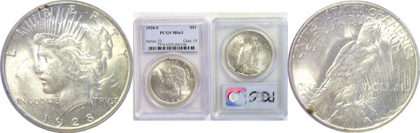 1928-S Peace Dollar  -  PCGS MS-63