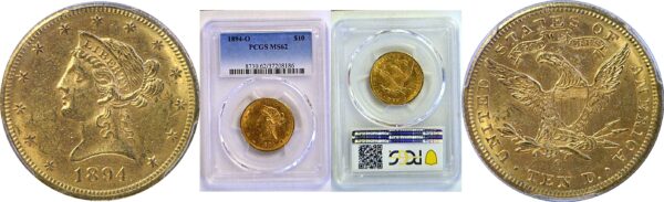 1894-O $10 Liberty. -  PCGS MS-62