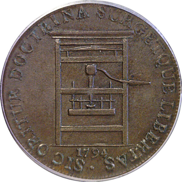 1794 Franklin Press Token  -  PCGS AU-58 - Image 2