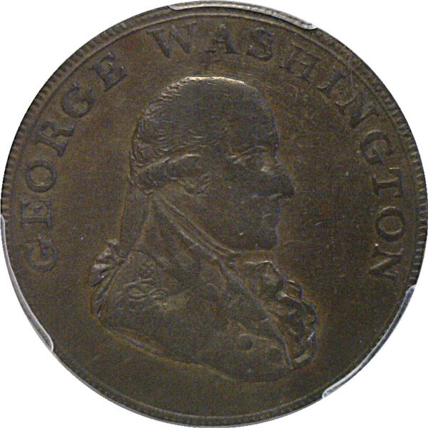 1795 Washington Liberty and Security Token  -  PCGS AU-53 - Image 2