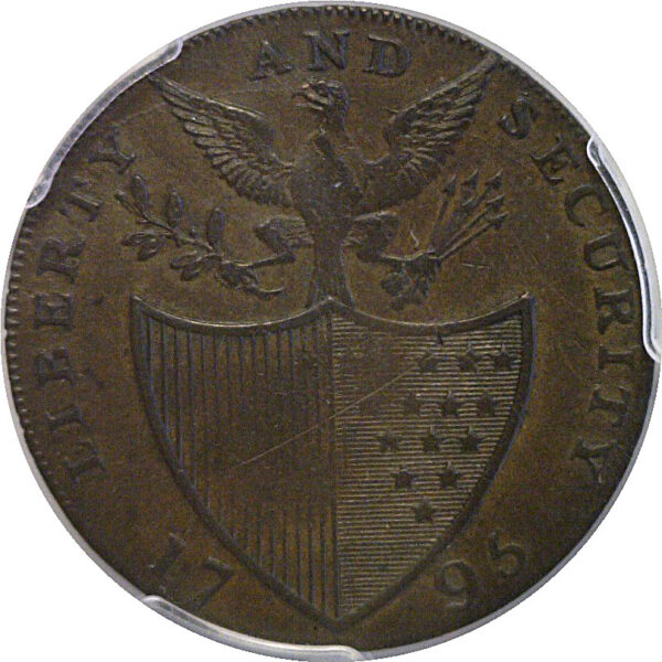 1795 Washington Liberty and Security Token  -  PCGS AU-53 - Image 3