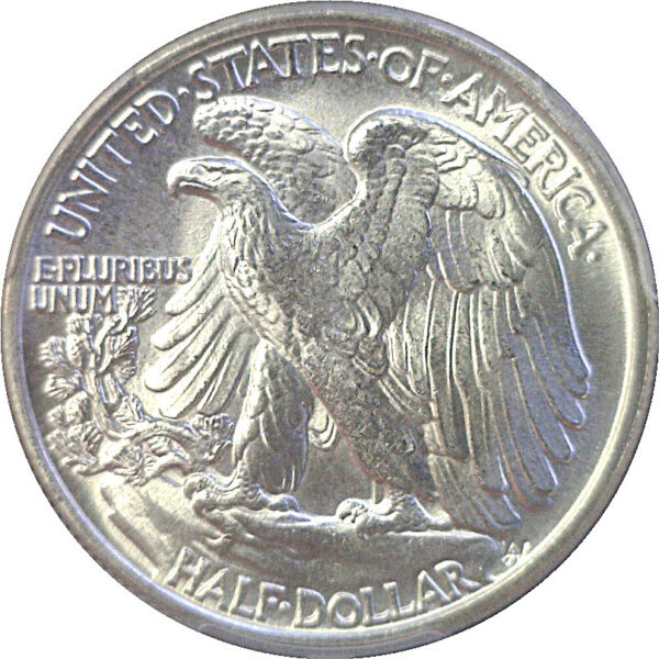 1942 Walking Liberty Half Dollar  -  PCGS MS-67  CAC. - Image 3