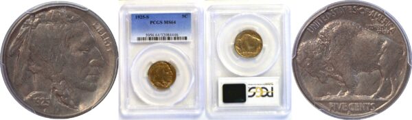1925-S Buffalo Nickel  -  PCGS MS-64