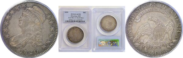1820 Bust Half Dollar  -  PCGS AU-53