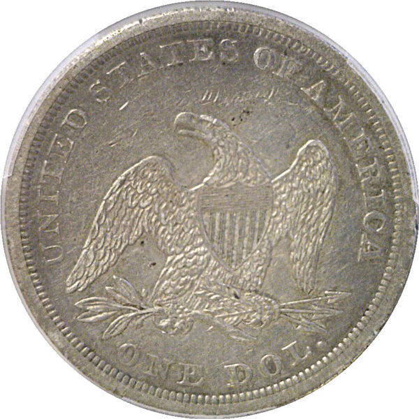 1840 Seated Liberty Dollar  -  PCGS XF-45 - Image 3