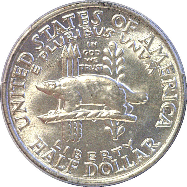 1936 Wisconsin Commemorative Half Dollar  -  PCGS MS-66 - Image 3