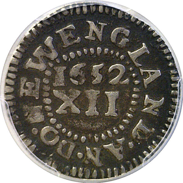 1652 Massachusetts Pine Tree Shilling  -  PCGS VF-30 - Image 3