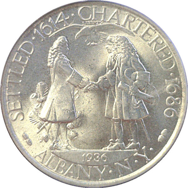 1936 Albany Commemorative Half Dollar  -  PCGS MS-64 - Image 3