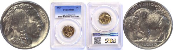 1927 Buffalo Nickel  -  PCGS MS-66