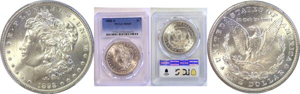 1898-O Morgan Dollar. -  PCGS MS-65