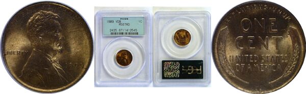 1909-VDB Lincoln Cent. -  PCGS MS-67 RD