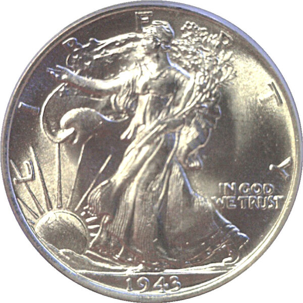 1943 Walking Liberty Half Dollar  -  PCGS MS-67 - Image 2