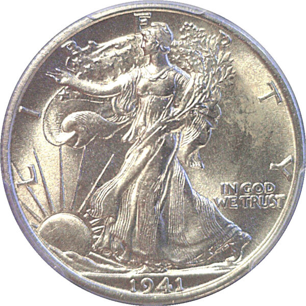 1941-S Walking Liberty Half Dollar  -  PCGS MS-64 - Image 2