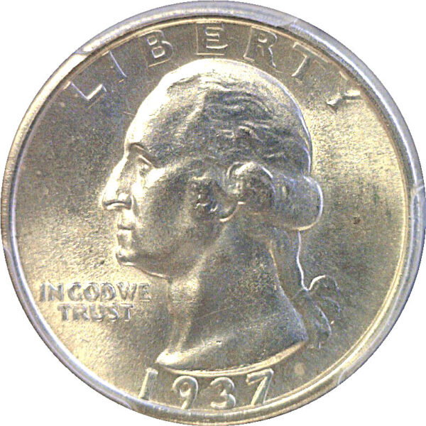 1937-S Washington Quarter  -  PCGS MS-64 - Image 2