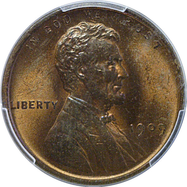 1909-VDB Lincoln Cent. -  PCGS MS-65 RB - Image 2