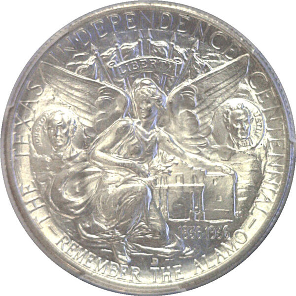 1936-D Texas Commemorative Half Dollar  -  PCGS MS-67 - Image 3