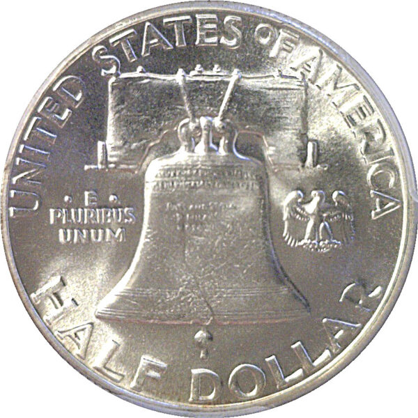 1950 Franklin Half Dollar  -  PCGS PR-67  CAC - Image 3