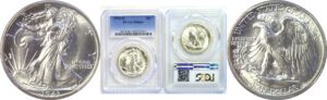 1943-D Walking Liberty Half Dollar  -  PCGS MS-66+