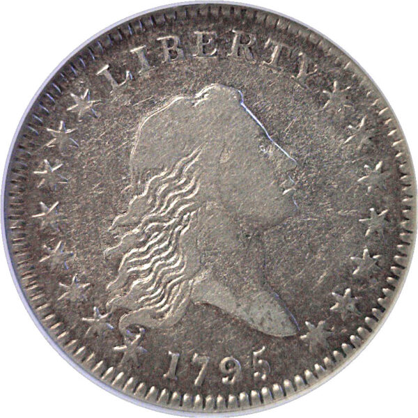 1795 Flowing Hair Half Dollar  -  NGC F-15 - Image 2