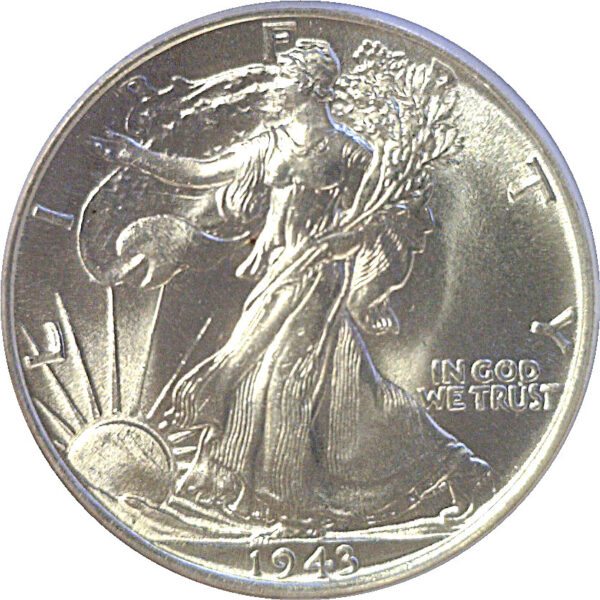 1943 Walking Liberty Half Dollar  -  PCGS MS-67 - Image 2