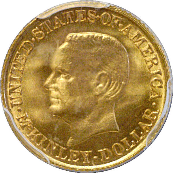 1916 $1 McKinley Gold Commemorative. -  PCGS MS-66+ - Image 2