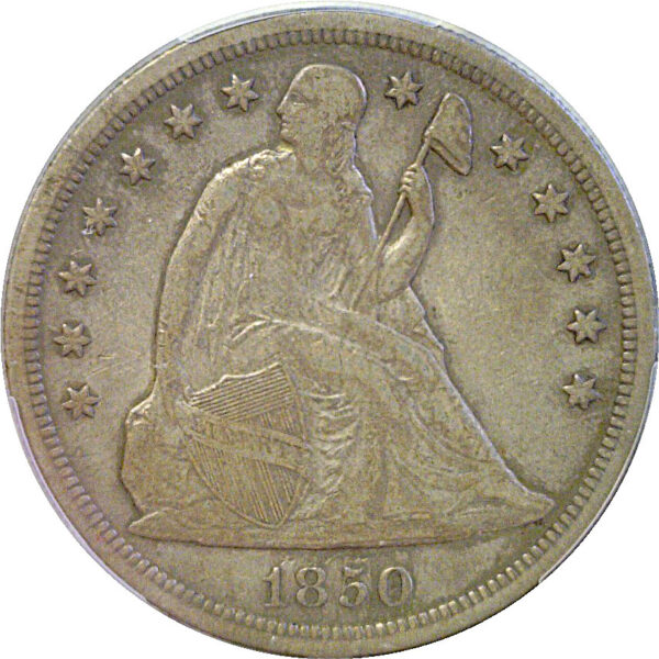 1850-O Seated Liberty Dollar  -  PCGS VF-35 - Image 2