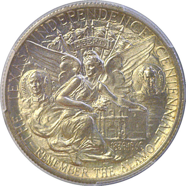 1935 Texas Commemorative Half Dollar  -  PCGS MS-66 - Image 3