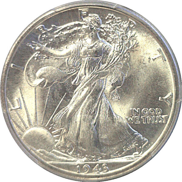 1943-D Walking Liberty Half Dollar  -  PCGS MS-66 - Image 2