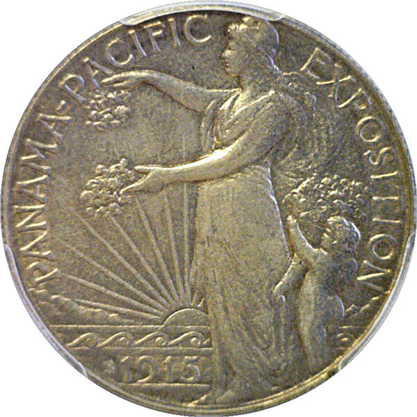 1915-S Panama-Pacific Commemorative Half Dollar  -  PCGS AU-55 - Image 2
