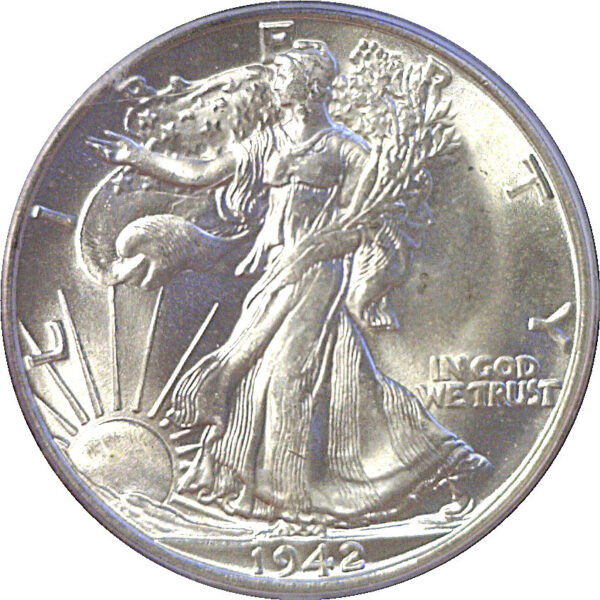 1942-S Walking Liberty Half Dollar  -  PCGS MS-66 - Image 2