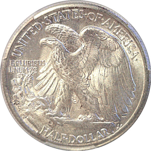1943-D Walking Liberty Half Dollar  -  PCGS MS-66 - Image 3