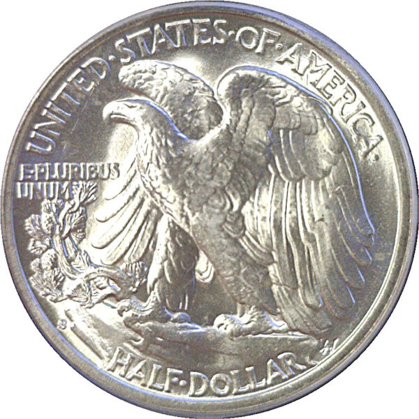 1942-S Walking Liberty Half Dollar  -  PCGS MS-66 - Image 3