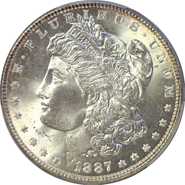 1887 Morgan Dollar  -  PCGS MS-66 - Image 2