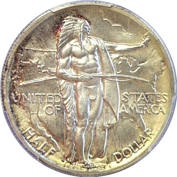1938-S Oregon Trail Commemorative Half Dollar  -  PCGS MS-67 - Image 2