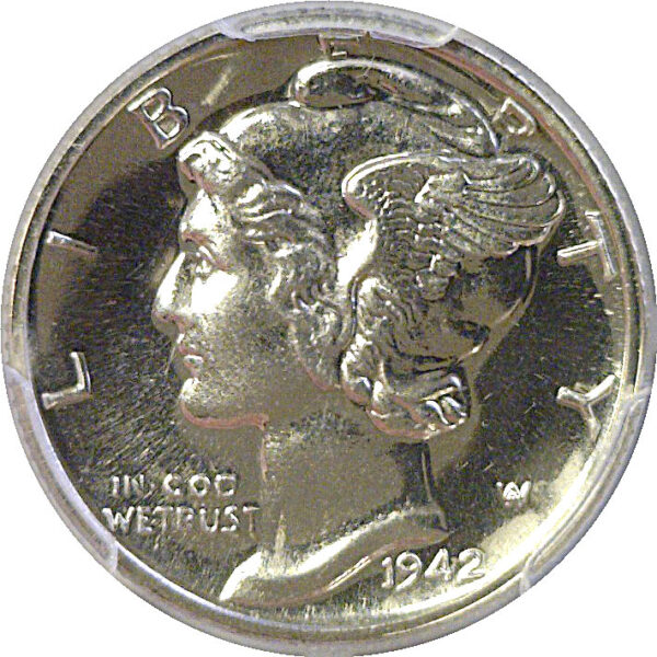1942 Mercury Dime  -  PCGS PR-66 - Image 2